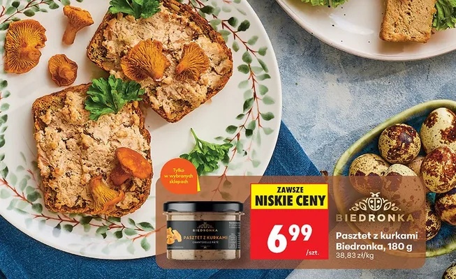 Pasztet z kurkami Biedronka promocja w Biedronka