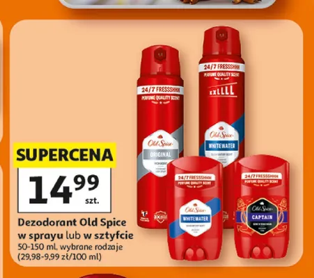 Dezodorant w sprayu Old Spice promocja w Auchan