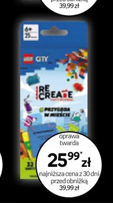 Książka LEGO City Re-Create Przygoda w mieście promocja w Empik