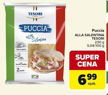 Puccia ALLA SALENTINA TESORI promocja w Carrefour