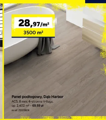 Panele podłogowe Dąb Harbor AC5 8 mm promocja w Bricoman
