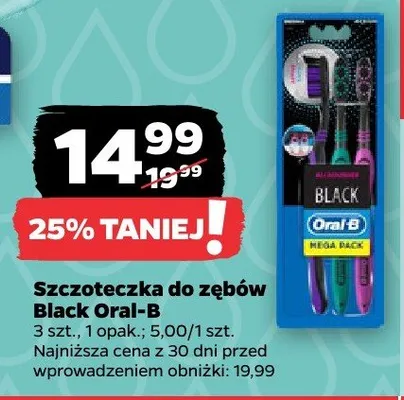 Szczoteczka do zębów Oral-b 3d white promocja w Netto