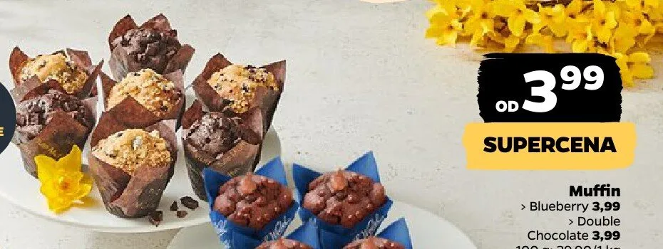 Muffin Double Chocolate promocja w Netto
