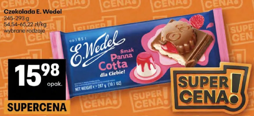 Czekolada panna cotta promocja w Delikatesy Centrum