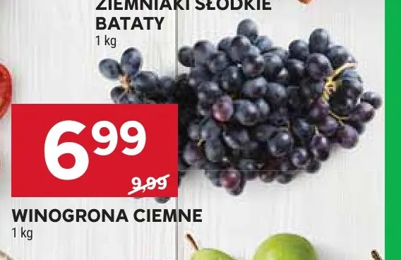Winogrona ciemne promocja w Stokrotka