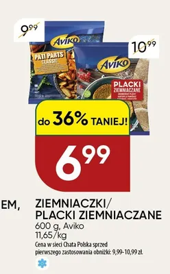 Placki ziemniaczane Aviko promocja w Chata Polska