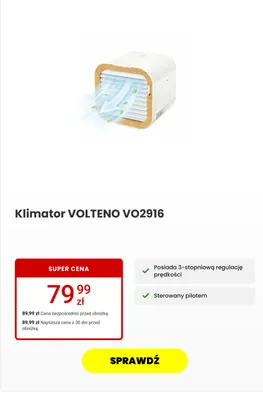 Klimator Volteno promocja w Media Expert