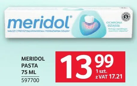 Pasta Meridol 75 ml promocja w Selgros