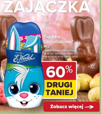 Czekolada figurka E.Wedel promocja w Carrefour