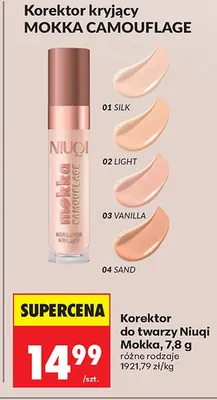 Korektor kryjący Mokka, różne rodzaje promocja w Biedronka