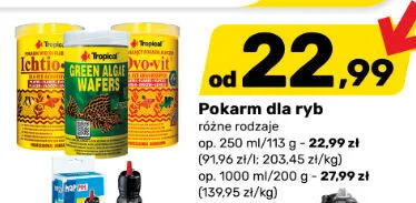 Pokarm dla ryb 1000 ml Tropical promocja w Bricomarche