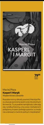 Książka Maciej Płaza Kasperl i Margit Wydawnictwo Literackie oprawa miękka promocja w Empik