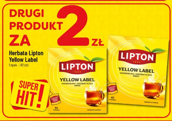 Herbata Lipton Yellow Label promocja w POLOmarket