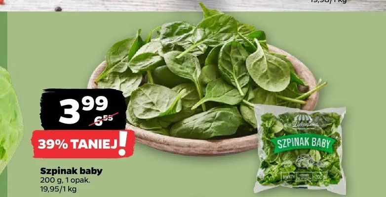 Szpinak baby promocja w Netto