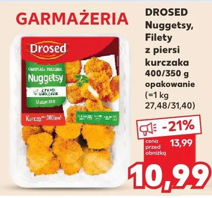Nuggetsy, Filety z piersi kurczaka promocja w Kaufland
