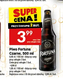 Piwo Fortuna Czarne promocja w Twój Market