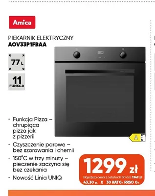 Piekarnik elektryczny AOV33P1FBAA Amica promocja w Max Elektro