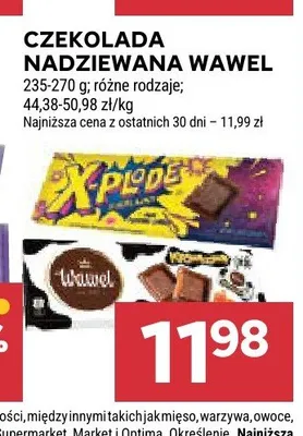 Czekolada nadziewana Wawel promocja w Stokrotka