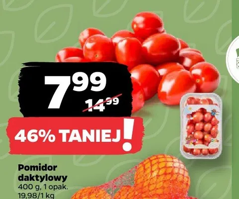 Pomidor daktylowy 400 g promocja w Netto
