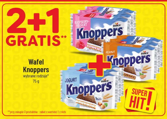 Wafel Knoppers Jogurt promocja w POLOmarket