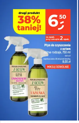 Płyn do czyszczenia z octem uniwersalny + kuchnia promocja w Dealz