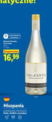 Wino Moscato Frizzante promocja w Lidl
