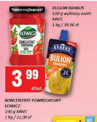 Koncentrat pomidorowy promocja w Chorten