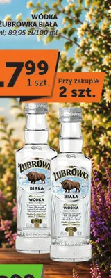 Wódka Żubrówka Biała promocja w ABC