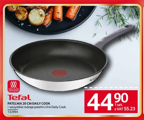 Patelnia 20 cm Daily Cook Tefal promocja w Selgros