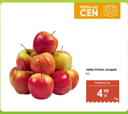 Jabłko polskie Jonagold promocja w Biedronka