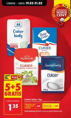 Cukier promocja w Biedronka