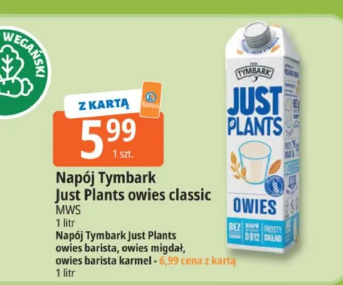 Napój owies classic promocja w Leclerc
