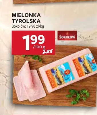 Mielonka tyrolska Sokołów promocja w Stokrotka