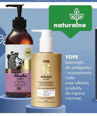 Kosmetyki do pielęgnacji i oczyszczania ciała oraz włosów, produkty do higieny intymnej YOPE promocja w Super-Pharm