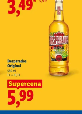 Piwo Desperados Original promocja w Lidl