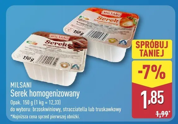 Ser promocja w Aldi