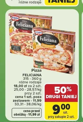 Pizza Feliciana Classica Speciale promocja w Carrefour Market