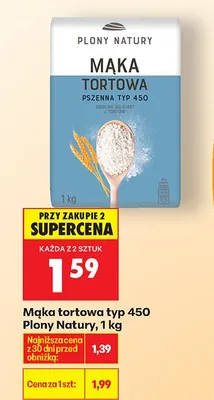 Mąka tortowa typ 450 promocja w Biedronka