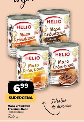 Masa krówkowa Premium Helio promocja w Netto
