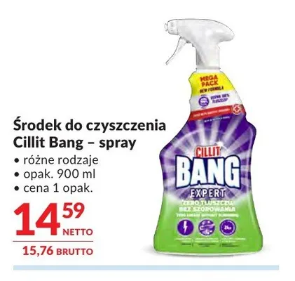 Środek do czyszczenia Cillit Bang spray promocja w Makro