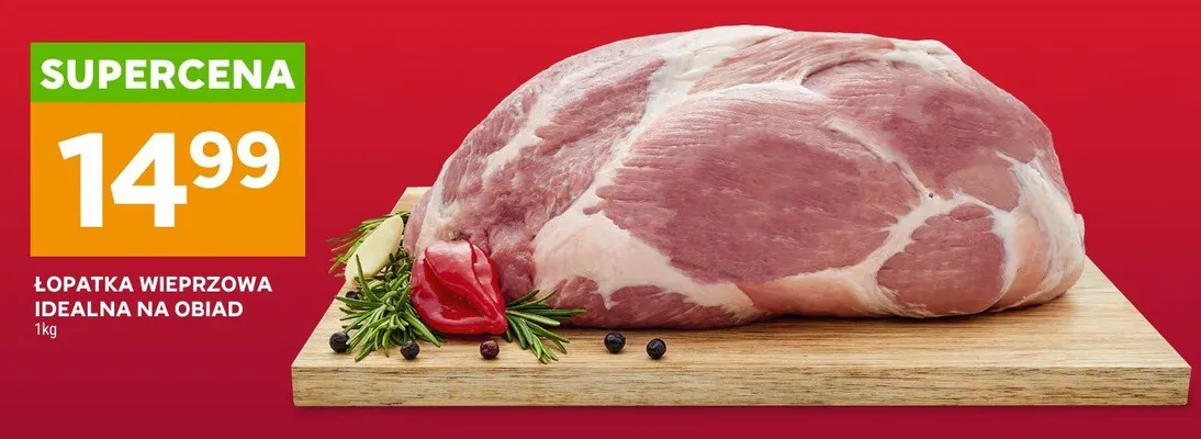 Łopatka wieprzowa idealna na obiad promocja w Stokrotka