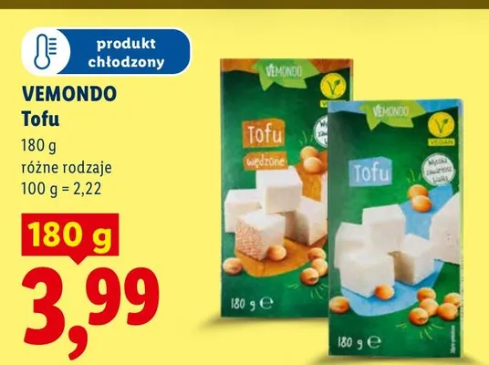 Tofu różne rodzaje promocja w Lidl