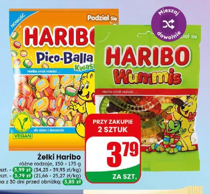 Żelki Haribo Pico-Balla promocja w Dino