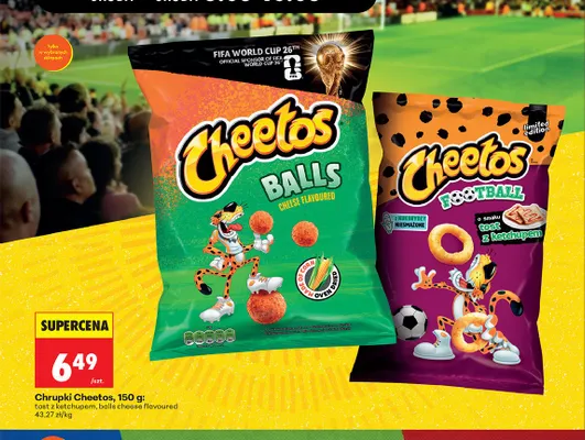Chrupki Cheetos Balls cheese flavoured promocja w Biedronka
