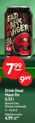 Drink Dead Mans Fin Spiced Cola promocja w Żabka