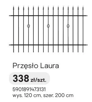 Przęsło Laura promocja w Castorama