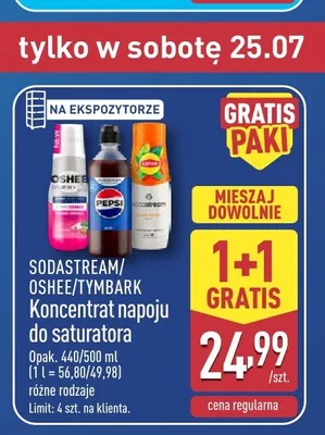 Koncentrat napoju do saturatora Oshee promocja w Aldi