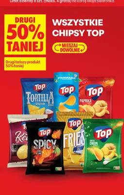 Chipsy Fromage Top promocja w Biedronka