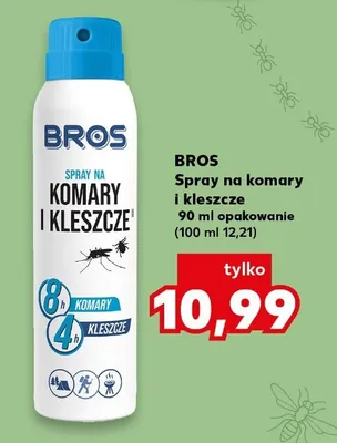 Spray na komary i kleszcze Bros promocja w Kaufland