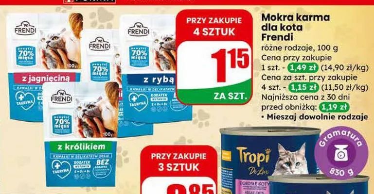 Mokra karma dla kota DeLux promocja w Dino